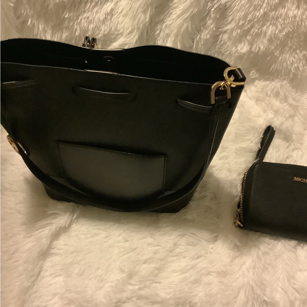 Michael Kors handbag and wallet.